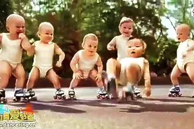 婴儿跳街舞，逆天了，瞬间萌化你的心，啵啵啵~~~图片