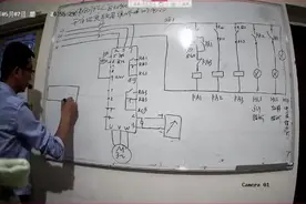 变频器电气柜上面的启动停止复位按钮是如何控制变频器的