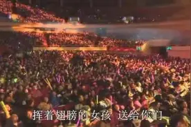 歌曲《挥着翅膀的女孩》现场带字幕，演唱：歌手容祖图片