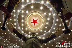 穹顶下的炫技 不同视角拍摄人民大会堂五星穹顶图片