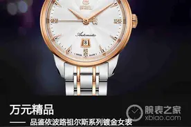 万元精品 品鉴依波路祖尔斯自动系列镀金女表图片
