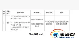 深圳航空3月11日在海口招“空姐空少”图片