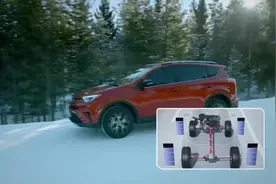 丰田 荣放RAV4 全轮适时四驱系统 及中央差速器锁止演示