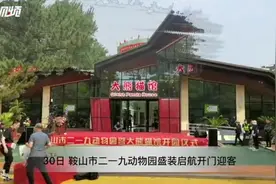 鞍山市动物园开园盛况图片