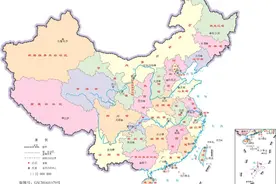 水墨版中国34个省级行政区地图，来看看我家昭通什么样~图片