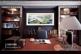 办公室椅子后边挂画怎么选？一定得有靠山的选择图片