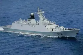 海军“义乌舰”正式入列命名 市领导登舰慰问全体官兵图片