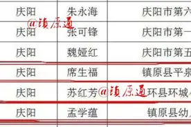 镇原：新增2名特级教师！你认识吗？图片