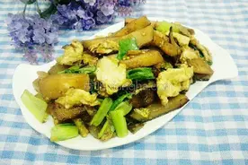 茄子炒蛋图片