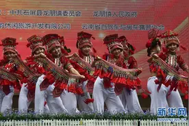 云南：原生态民族歌舞扮靓野生菌文化旅游节图片