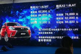 陆风X2京津冀区（保定）首发上市会落幕图片