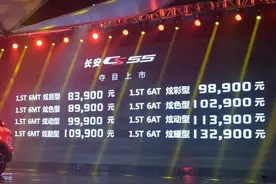 售8.39-13.29万元 长安26日CS55正式上市图片