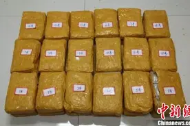 男子骑摩托车运毒40公斤 路遇民警弃车逃跑(图)图片