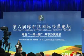 第六届库布其国际沙漠论坛开幕 中国治沙模式获国际认可图片
