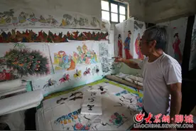 茌平董庄中堂画：传承四百年 期待重获新生图片