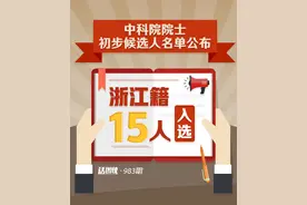 15位浙籍科学家入选中科院院士初步候选人名单 都有谁？图片