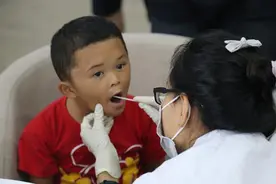 “小马云”今天下午在滨江做了次基因检测图片