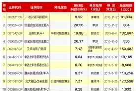 股票型基金月度红黑榜：鹏华基金三只产品表现不佳图片