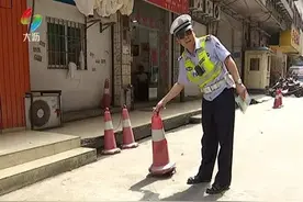 地锁、雪糕筒霸占公共停车位？在大沥，这样做将面临罚款！图片