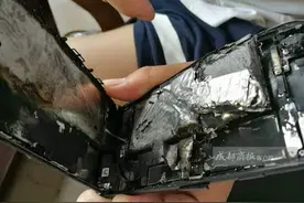 iPhone7手机才买三个月就自燃冒烟？西昌果粉吓坏了图片