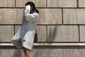 条纹和波点元素的穿搭宝典就在这里 快快收藏图片