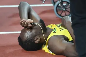 400米接力决赛猝然受伤 博尔特告别战留下遗憾图片