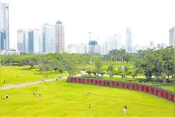 海口万绿园启动城市“双修”改造 完善综合性服务设施图片