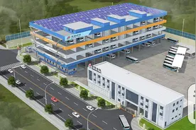 国内首个机械式公交立体停车楼在京开工图片