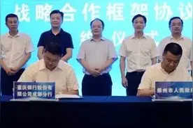 授信100亿元 重庆银行再助崇州图片