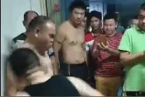 新化传统硬气功大师约战梅山搏击选手惨遭KO图片