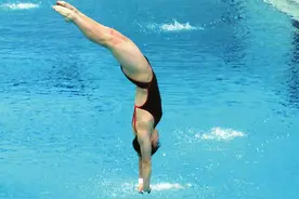 陕西跳水名将司雅杰夺金创历史图片