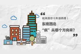 杭州房价十年涨跌榜：东南西北，“疯”从哪个方向来？图片