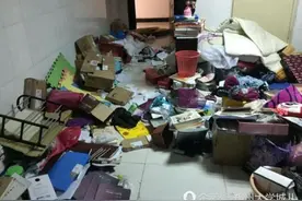 假期后寝室一片狼藉 学生到校后傻了眼图片