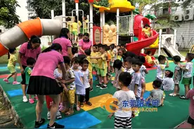 调皮！企石这群小宝宝一直老师玩“捉迷藏”图片