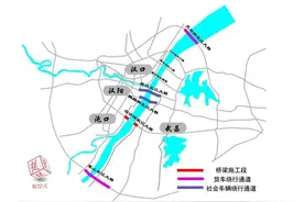 注意啦！白沙洲大桥将封闭施工两晚，绕行建议看这里图片
