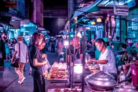 曼谷的夜景真美图片
