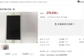 南京一法院网拍一苹果手机被炒至27万，逾期不支付或被追责图片