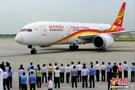 中国至塞尔维亚首条空运航线开通图片