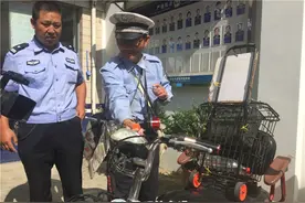 “昆明好人”老张的电动车丢失一月 民警找回后换了电瓶还翻新了图片