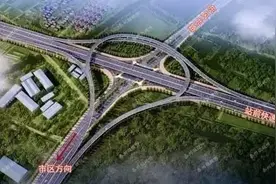 开心！泰州城北也有快速路啦！主线高架！年内开工！全线设计方案曝光，三大互通高清大图剧透……图片