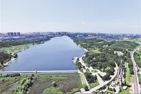 擦亮“城市之眼” 省会滹沱河：昔日荒滩起碧波图片