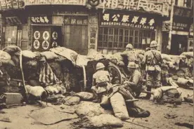 淞沪会战初期，日本海军陆战队真的只有三千人吗？图片