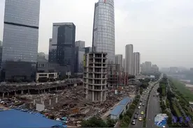 成都修676米天府中心 天府中心成都第一高楼地标图片