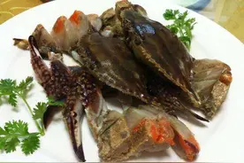潍坊特色美食：羊口咸蟹子图片