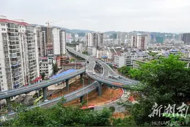 澧水大桥南延伸段高架桥建成通车图片