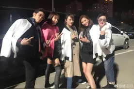 “花样团”莫文蔚等应援华晨宇演唱会 林志玲乔欣玩嗨图片