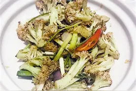 蚝油有机花菜图片