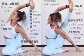 干货｜10种常见瑜伽体式正误对比图，快来看看你练对了吗？图片