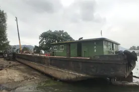 最后一艘采砂船拆解完毕 钱塘江杭州段采砂史告终图片