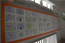 济南高新一中初二级部举行数学手抄报比赛图片